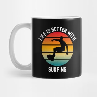 Surf lifestyle surfboard Mug